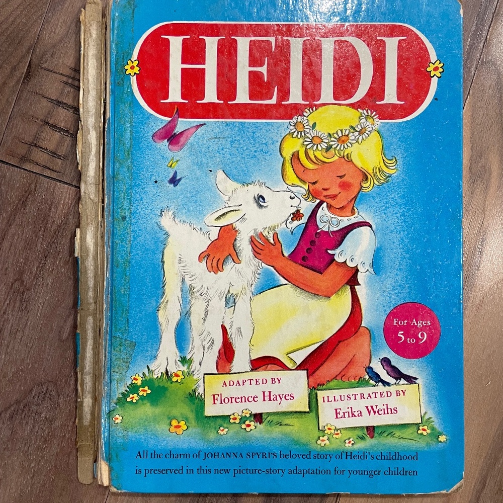 Vintage (1946) "Heidi" Hardcover Book